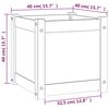 vidaXL Plantekasser 2 stk 40x40x40 cm heltre furu