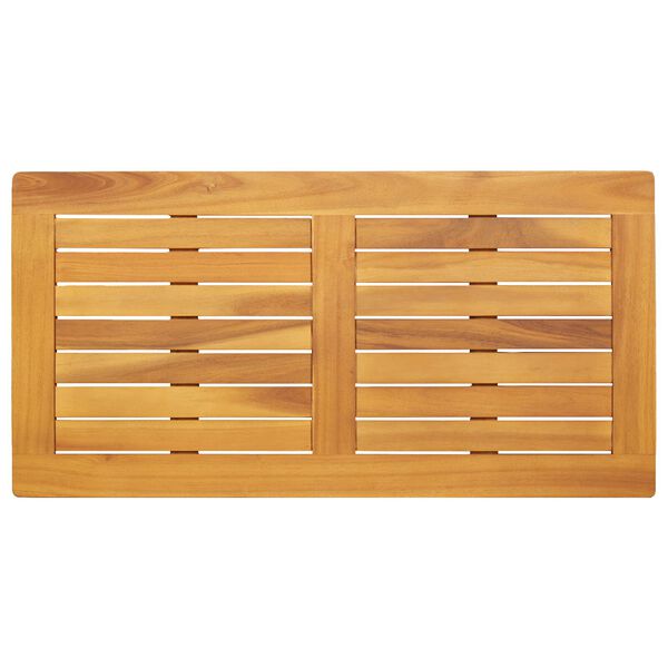 vidaXL Bordplate Brun 90 x 45 x 2 cm Solid akasietre