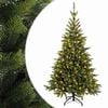 vidaXL Kunstig sammensatt juletre 120 cm 150 LED-lys Varmhvit