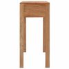 vidaXL Konsollbord 110x35x75 cm heltre teak