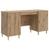vidaXL Skrivebord Artisan eik Konstruert tre 142,5 x 50 x 75 cm