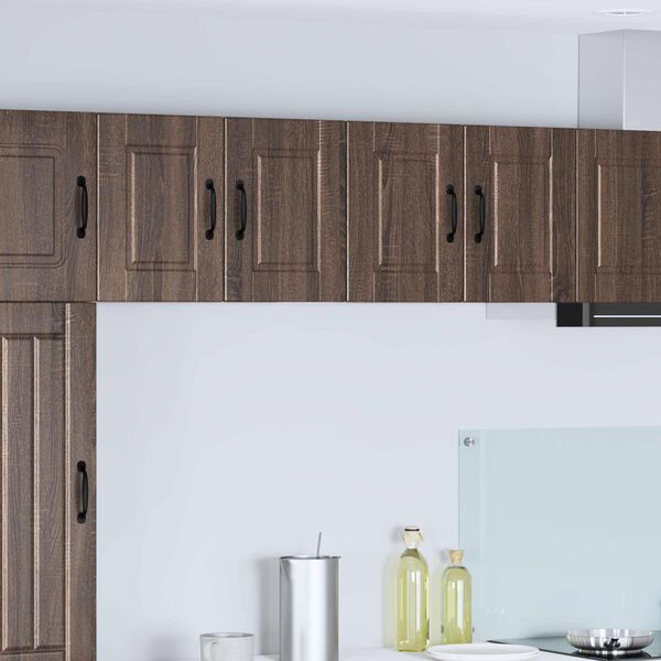 vidaXL Kj&oslash;kkenskap med hylle Brun Eik 60 x 31 x 40 cm Konstruert tre