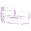 vidaXL Sengeramme uten madrass sonoma eik 80x200 cm konstruert tre