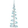 vidaXL LED Juletre med Baubles 120 LEDs Varm Hvit 180 cm