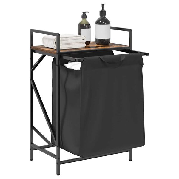 vidaXL skittent&oslash;yskurv 1 rom med hylle r&oslash;kt eik