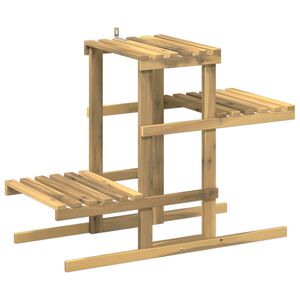 vidaXL Planteholder Hvit 82 x 36 x 60 cm Solid akasietre