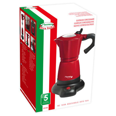 Bestron Espressomaskin 6 kopper 480 W rød AES480