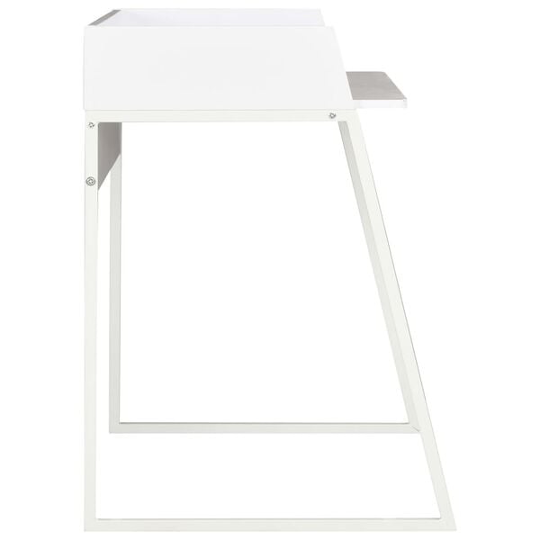 vidaXL Skrivebord hvit 90x60x88 cm