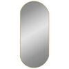 vidaXL Veggspeil gull 90x40 cm oval