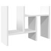 vidaXL Hylle til skrivebord hvit 34,5x15,5x35,5 cm konstruert tre