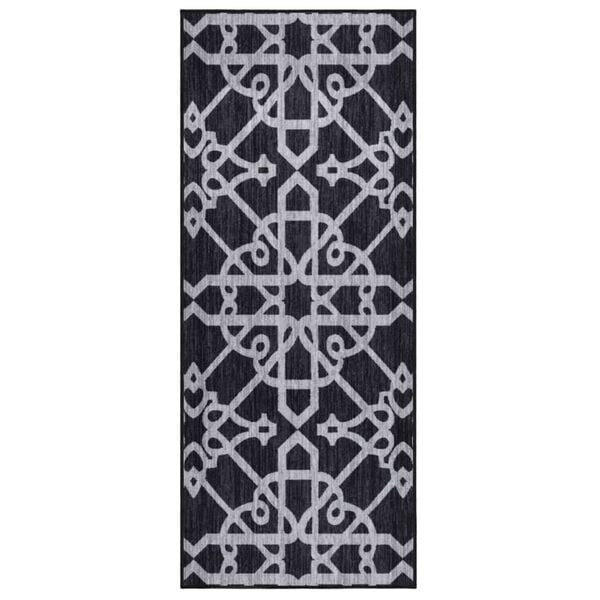 vidaXL Teppel&oslash;per svart 80x200 cm