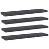 vidaXL Hylleplater 4 stk gr&aring; 40x10x1,5 cm sponplate