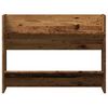 vidaXL Veggmontert skohylle gammelt tre 80x18x60 cm konstruert tre
