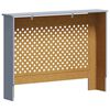 vidaXL Radiatordeksel antrasitt 112x19x81,5 cm MDF