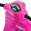 vidaXL Elektrisk lekescooter Vespa GTS300 rosa