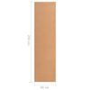 vidaXL Gulvteppe BCF beige 60x250 cm