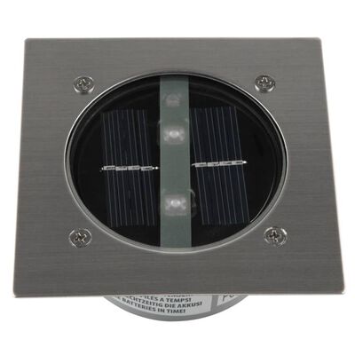Ranex Solcelle spotlys firkantet 0,12 W sølv 5000.198