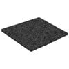 vidaXL Gummigranulat uteplasspad Svart 9 x 9 x 0,3 cm Gummi
