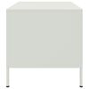 vidaXL Salongbord hvit 68x50x50,5 cm stål