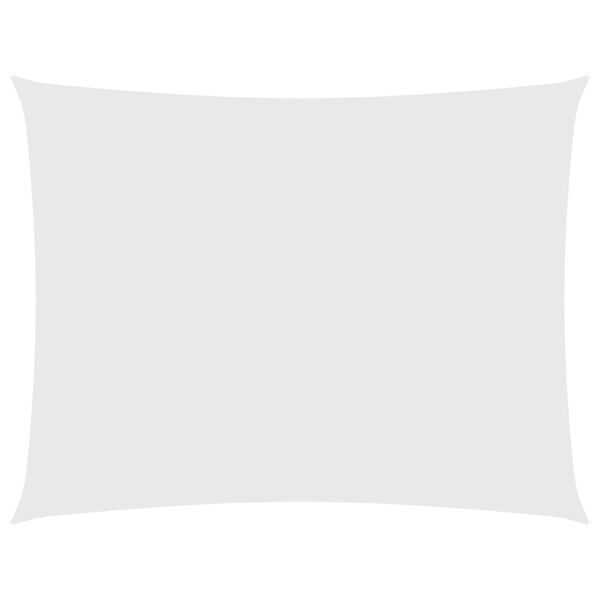 vidaXL Solseil oxfordstoff rektangul&aelig;r 2x3 m hvit