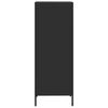 vidaXL Highboard svart 35x39x103,5 cm stål