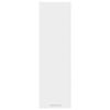 vidaXL Hengende skap med lagring Hvit 30 x 31 x 100 cm Konstruert tre