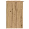 vidaXL Skrivebord artisan eik 102x50x76 cm konstruert tre