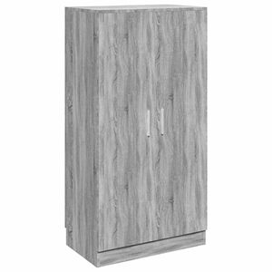 vidaXL Skoskap gr&aring; sonoma 55x35x108 cm konstruert tre