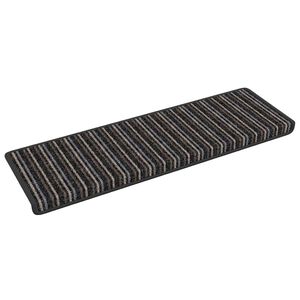 vidaXL Selvlimende trappematter 15 stk. 65 x 21 x 4 cm Non-Slip
