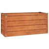 vidaXL H&oslash;ybed rust 100x40x45 cm cortenst&aring;l