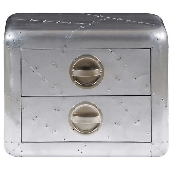 vidaXL Flygerskjenk med 2 skuffer gammeldags luftfartsstil