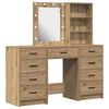 vidaXL Sminkebord 3 stk. Brun 40 x 41 x 135 cm Konstruert tre