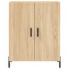 vidaXL Highboard sonoma eik 69,5x34x180 cm konstruert tre