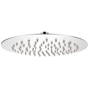 vidaXL Regndusjhode rustfritt st&aring;l 20 cm rund