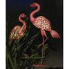 Luxform Soldrevet LED-hagelampe Flamingo rosa 30111