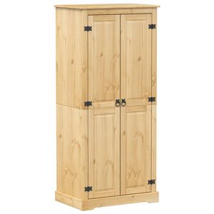 vidaXL Garderobe Corona 76x50x170 cm heltre furu