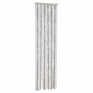 vidaXL Fluegardin lysegr&aring; og hvit 56x185 cm chenille