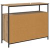 vidaXL Serviesskap Artisan Eik 100 x 35 x 80 cm Konstruert tre