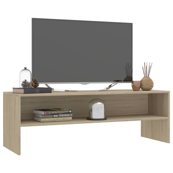 vidaXL TV-benk sonoma eik 120x40x40 cm konstruert tre