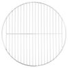 vidaXL Grillrist rund &Oslash;40 cm 304 rustfritt st&aring;l