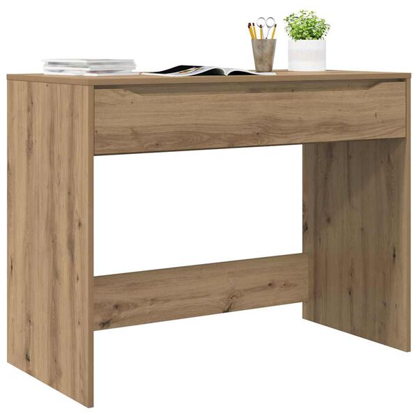 vidaXL Skrivebord Artisan Eik 100 x 50 x 78 cm Konstruert tre