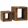 vidaXL TV Enheter 2 pcs Flerfarget 36 x 30 x 36 cm Massiv Reclaim Tre