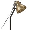 vidaXL Skrivebordslampe 25 W antikk messing 17x17x60 cm E27