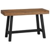 vidaXL Benk 80 cm heltre teak