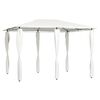 vidaXL Paviljong med stolpetrekk 3x4x2,6 m krem 160 g/m&sup2;