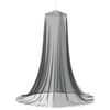 vidaXL Myggnett for seng 156 mesh Svart ⌀56 x 220 cm Polyester