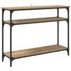 vidaXL Konsollbord Artisan Eik 100 x 29 x 75 cm Konstruert tre