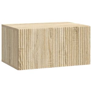 vidaXL Vegghengt TV skap Sonoma eik 59,5 x 41 x 30 cm Konstruert tre
