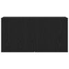vidaXL TV-skap svart eik 80x30x41 cm konstruert tre
