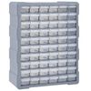 vidaXL Sortimentskap med 60 skuffer 38x16x47,5 cm